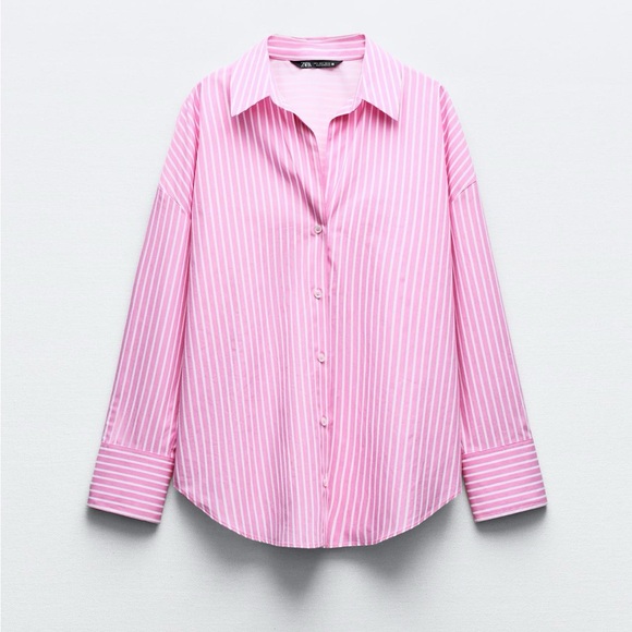 • SOLD • ZARA Basic poplin shirt - Picture 3 of 5